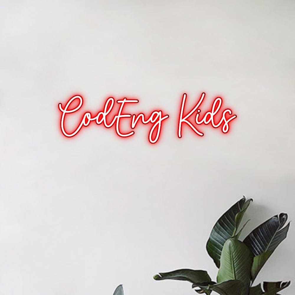 Custom Neon Order: CodEng Kids